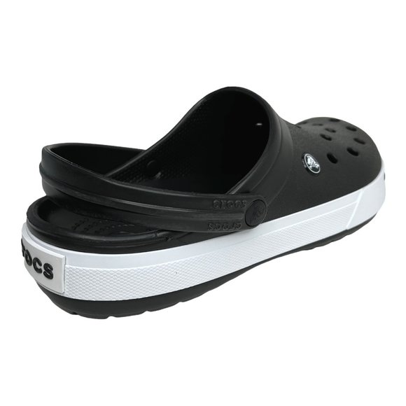 Crocs Crocband Mens Clog Size 8 Black Slip on Water Friendly Comfortable Sandals - Picture 5 of 15